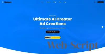 Скрипт для создания контента OpenAI Davinci v3.7