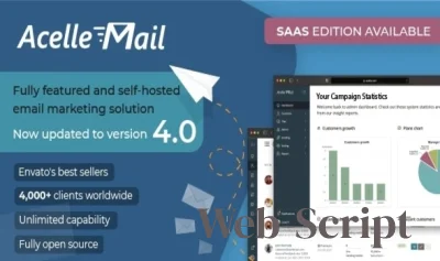 Скрипт управление Email рассылками Acelle 4.1.5