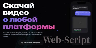 Telegram-бот для скачивания видео из соцсетей